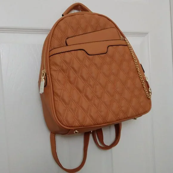La Terre | Bags | La Terre Vegan Faux Leather Tan Backpack  display picture 1
